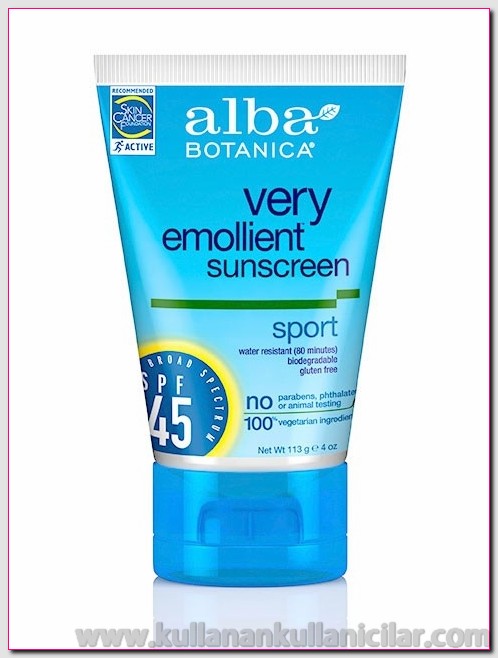 Alba Very Emollient Sunscreen Pure Sport SPF